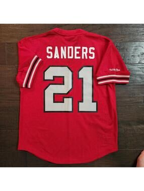 Deion Sanders Mitchell & Ness Atlanta Falcons Jersey 44 L